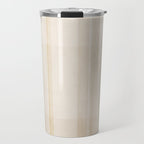 Minimalist Beige Neutral Abstract Lines 02 Travel Mug Gallery Image 1