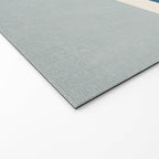 Abstract Shapes Burnt Orange Gray Blue Welcome Mat Gallery Image 2