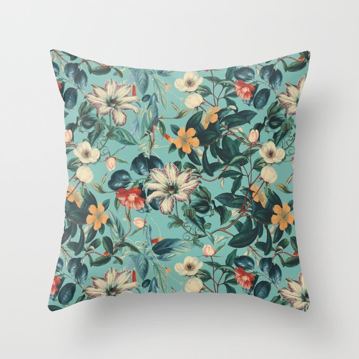 VINTAGE GARDEN V Throw Pillow Gallery Image 1