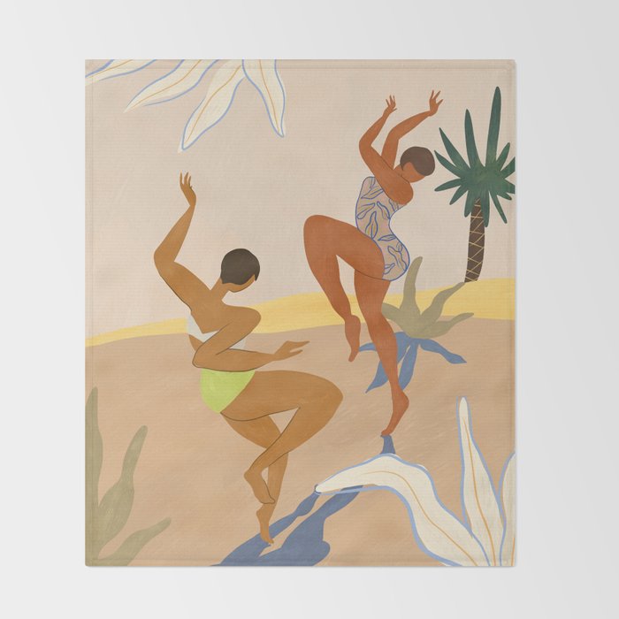 Summer Dance Throw Blanket Gallery Image 2