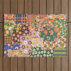 Hippie patchwork Outdoor Rug Gallery Image 1