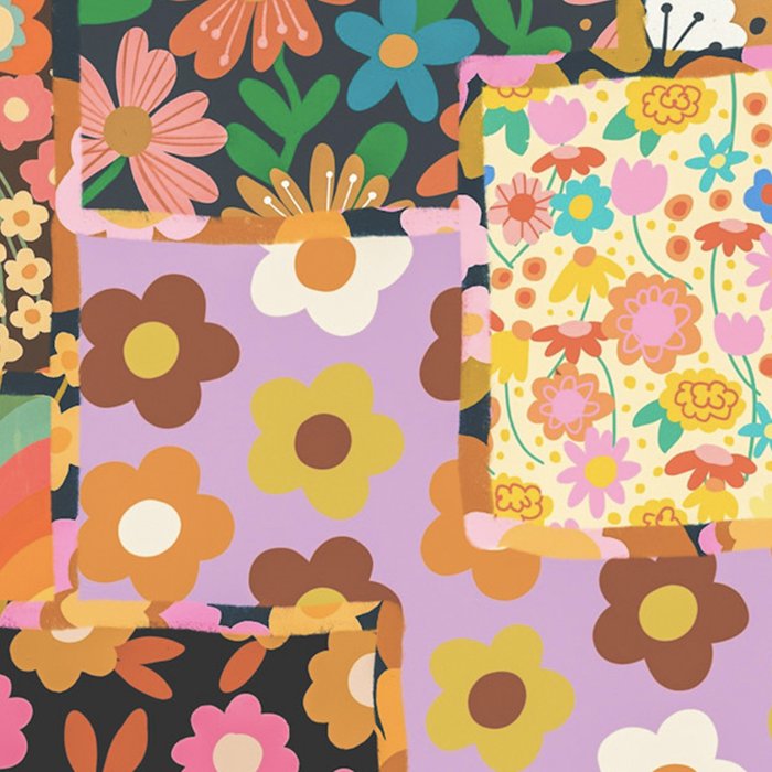 Hippie patchwork Coffee Mug Gallery Image 2