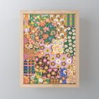 Hippie patchwork Mini Art Print Gallery Image 1
