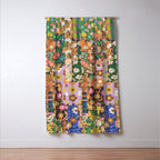 Hippie patchwork Window Curtain Gallery Image 3