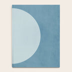 Deep Blue Geometric Moon Artwork Notebook Gallery Image 4