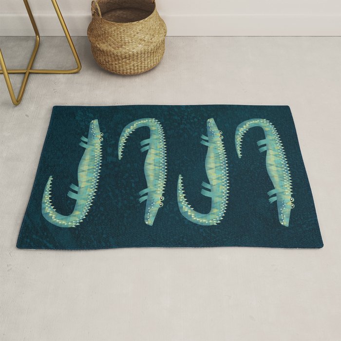 Alligator - or maybe Crocodile Rug Gallery Image 1