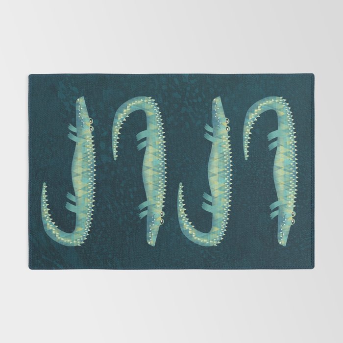 Alligator - or maybe Crocodile Rug Gallery Image 2