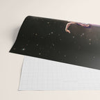 Saturn Queen // Skating in Space Wrapping Paper Gallery Image 2
