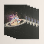 Saturn Queen // Skating in Space Wrapping Paper Gallery Image 3