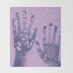 Cosmic Touch Throw Blanket Gallery Image 2