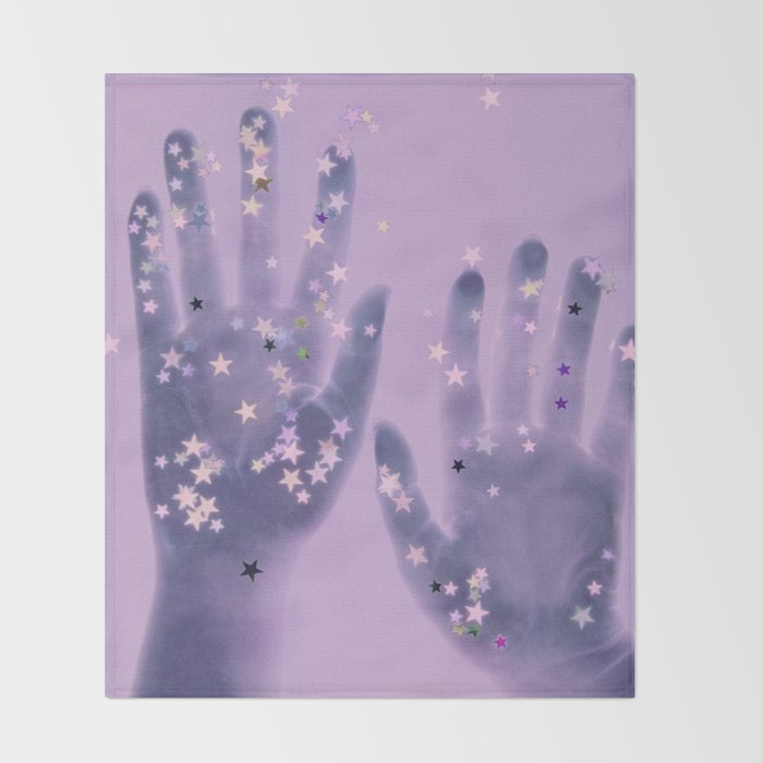 Cosmic Touch Throw Blanket Gallery Image 2