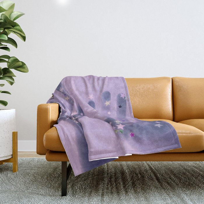 Cosmic Touch Throw Blanket Gallery Image 1
