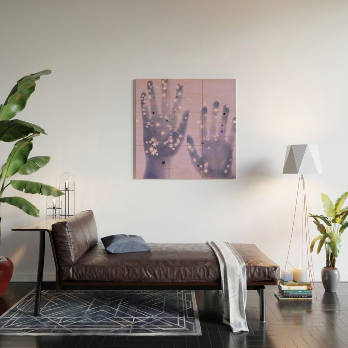 Cosmic Touch Wood Wall Art Gallery Image 2