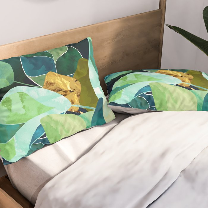 Indigo Plant I Pillow Sham Gallery Image 2