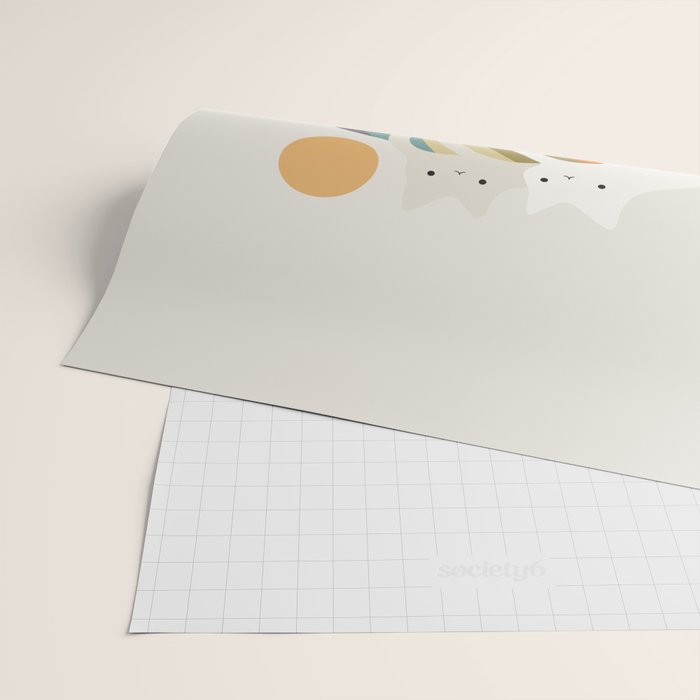 Cat and Plant 71 Wrapping Paper Gallery Image 2