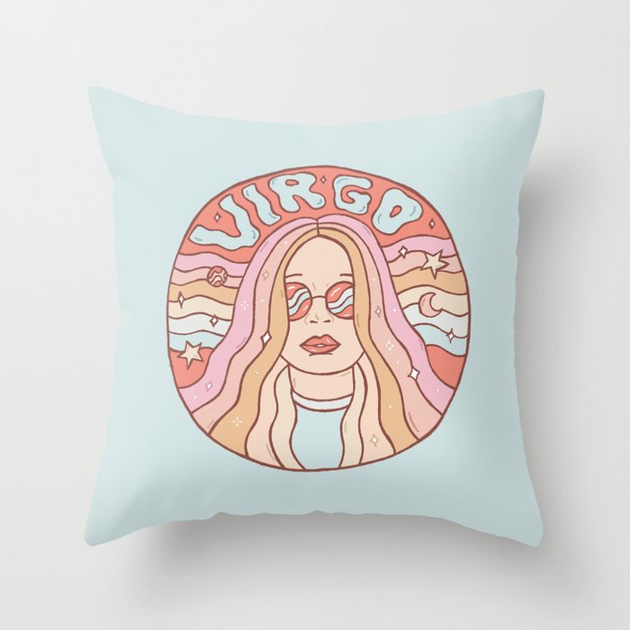 Virgo Throw Pillow Gallery Image 6