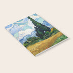 Wheat Field with Cypresses by Vincent van Gogh Notebook Gallery Image 2