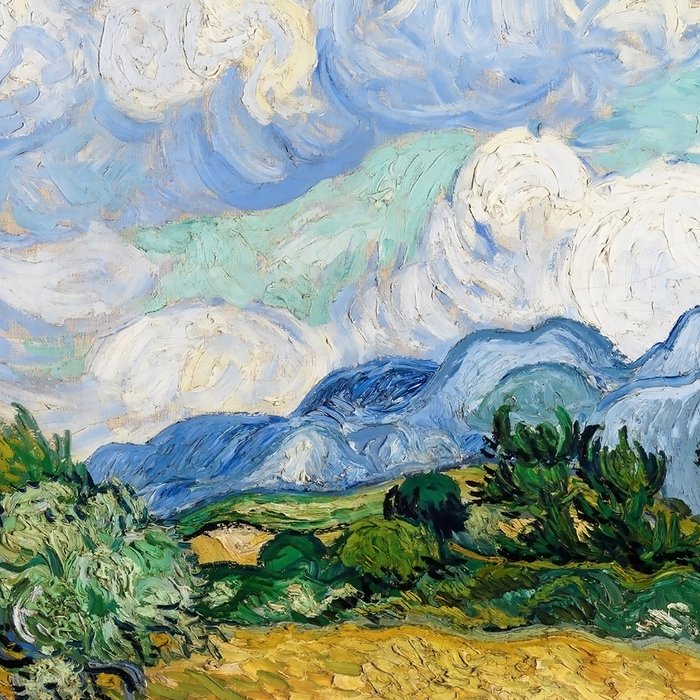 Wheat Field with Cypresses by Vincent van Gogh Coffee Mug Gallery Image 2