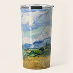 Wheat Field with Cypresses by Vincent van Gogh Travel Mug Gallery Image 1