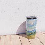 Wheat Field with Cypresses by Vincent van Gogh Travel Mug Gallery Image 4