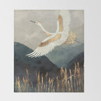 Elegant Flight Throw Blanket Gallery Image 2