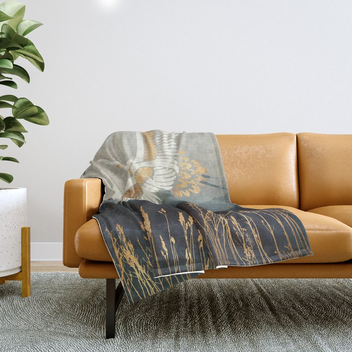 Elegant Flight Throw Blanket Gallery Image 1