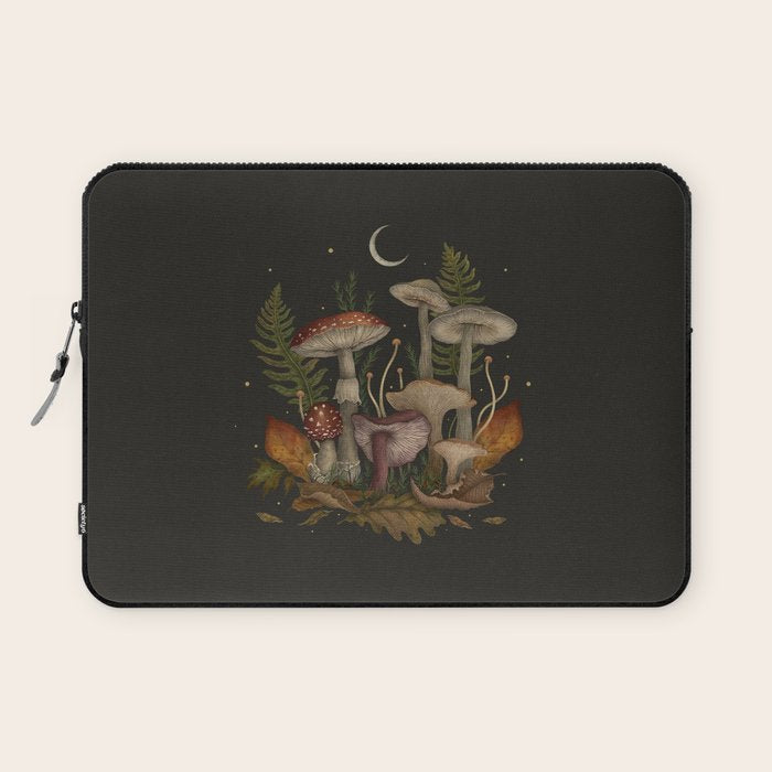 Autumn Mushrooms Laptop Sleeve Gallery Image 1
