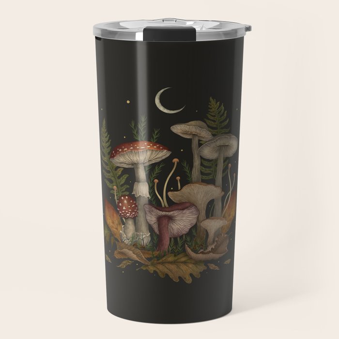 Autumn Mushrooms Travel Mug Gallery Image 1
