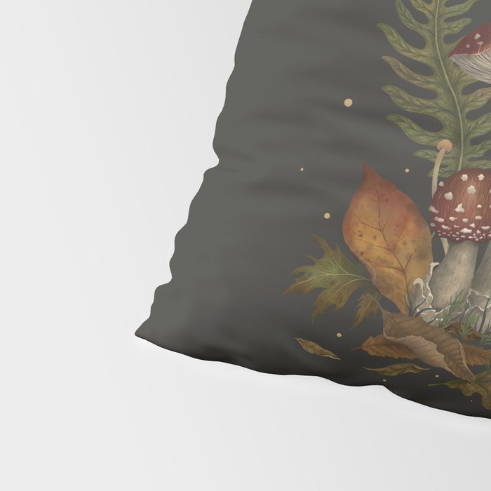 Autumn Mushrooms Pillow Sham Gallery Image 4
