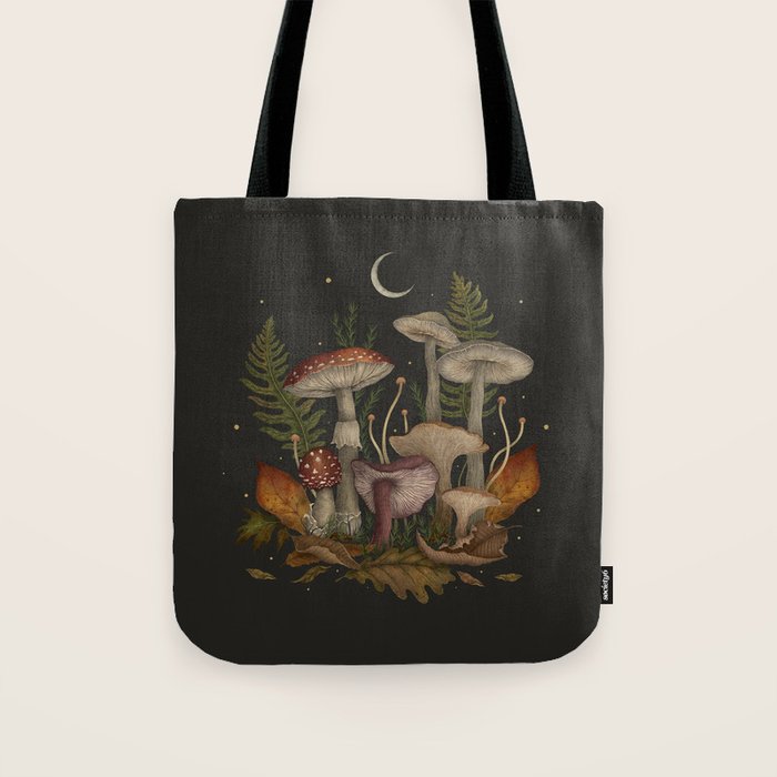 Autumn Mushrooms Tote Bag Gallery Image 1