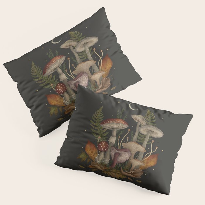 Autumn Mushrooms Pillow Sham Gallery Image 3