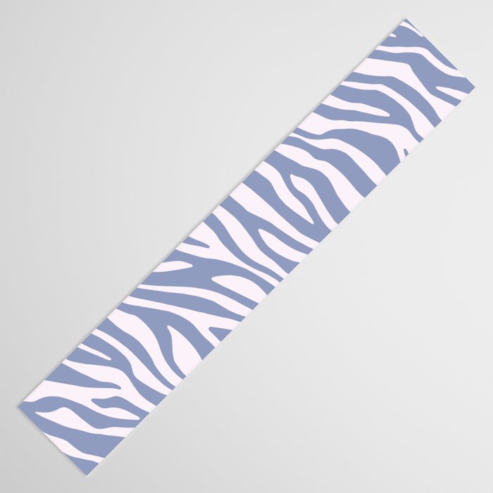 Blue Zebra Animal Print Table Runner Gallery Image 3