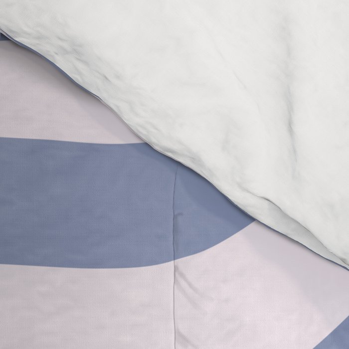 Blue Zebra Animal Print Comforter Gallery Image 4