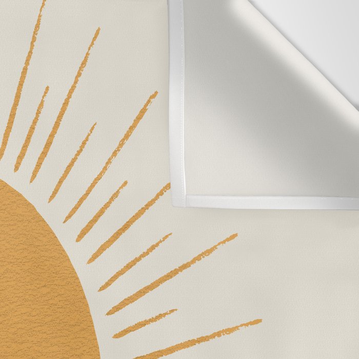 Sunrise Ocean -  Mid Century Modern Style Wall Tapestry Gallery Image 3