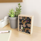 Squirrel flowering dark meadow Mini Art Print Gallery Image 2