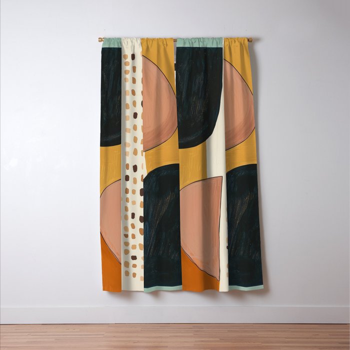Abstract Shape Study Window Curtain Gallery Image 3