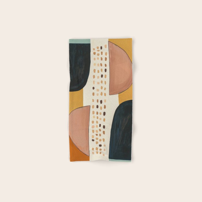 Abstract Shape Study Bath Towel Gallery Image 1