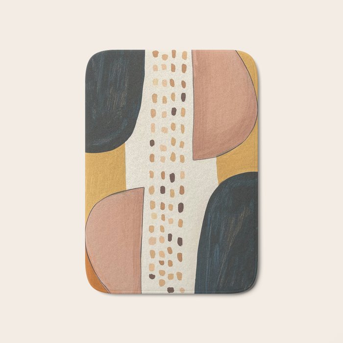Abstract Shape Study Bath Mat Gallery Image 1