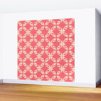 Florals In Coral Wall Mural Gallery Image 2