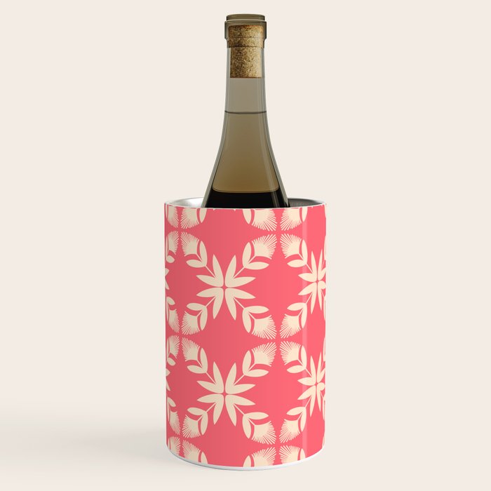 Florals In Coral Wine Chiller Gallery Image 2
