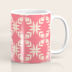 Florals In Coral Coffee Mug Gallery Image 1