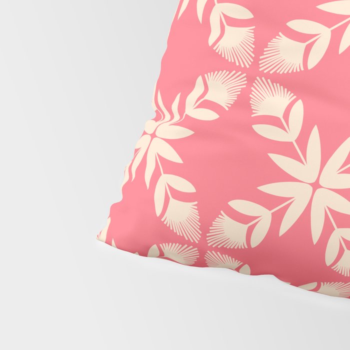 Florals In Coral Pillow Sham Gallery Image 4