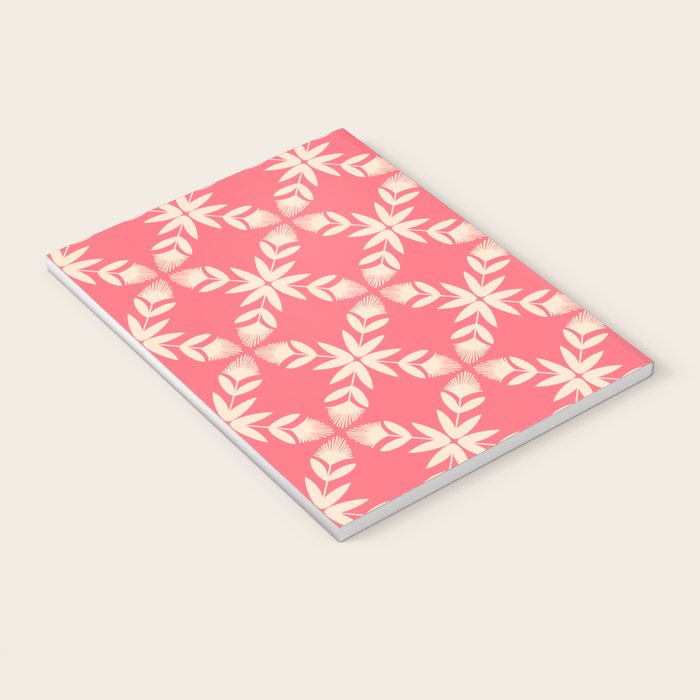 Florals In Coral Notebook Gallery Image 3