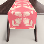 Florals In Coral Table Runner Gallery Image 1
