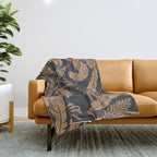 Tropical night heat Throw Blanket Gallery Image 1