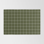 Grid (Olive Green) Rug Gallery Image 2