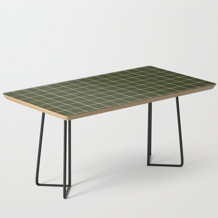 Grid (Olive Green) Coffee Table Gallery Image 1