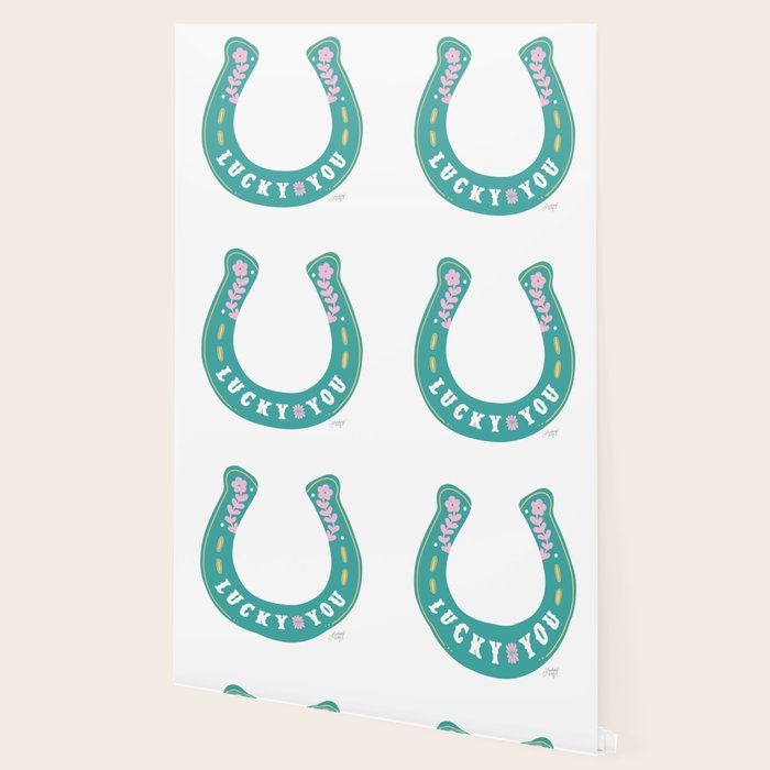 Lucky You Horse Shoe Wallpaper Gallery Image 2