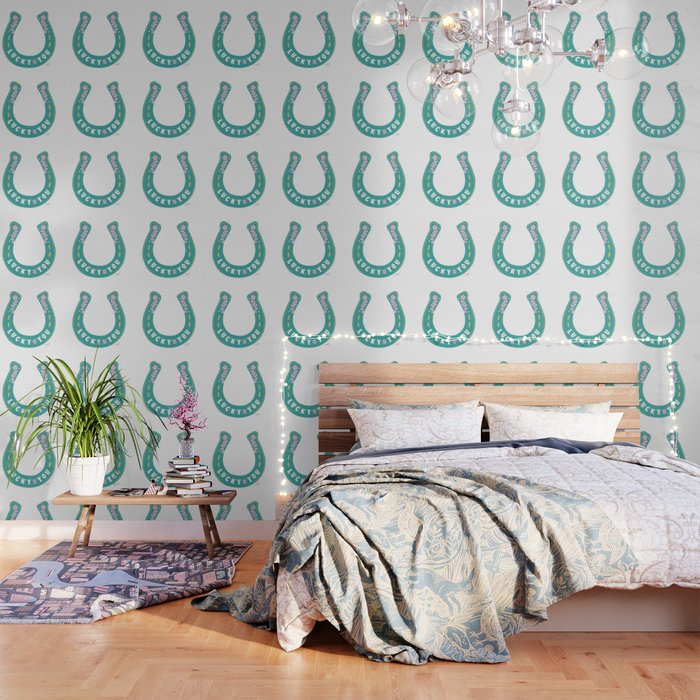Lucky You Horse Shoe Wallpaper Gallery Image 1