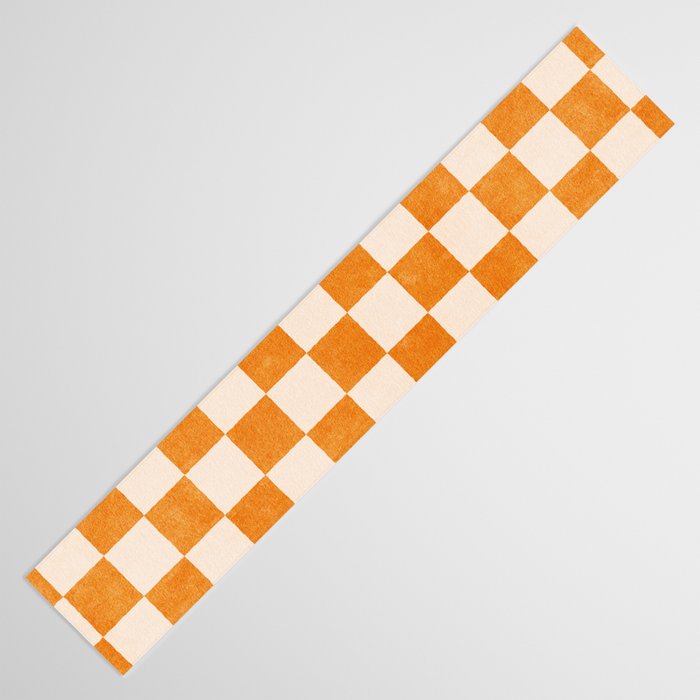 CHECKER - 001 - Tangerine Table Runner Gallery Image 3